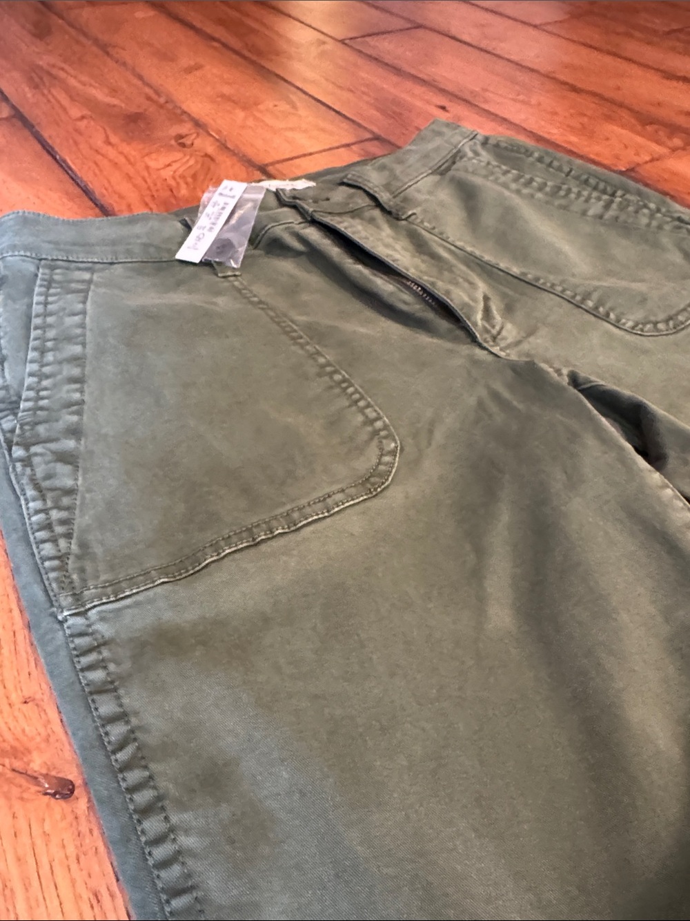 Madewell Olive Utility Women’s Chinos - Deep Olive Green - Picture 4 of 6